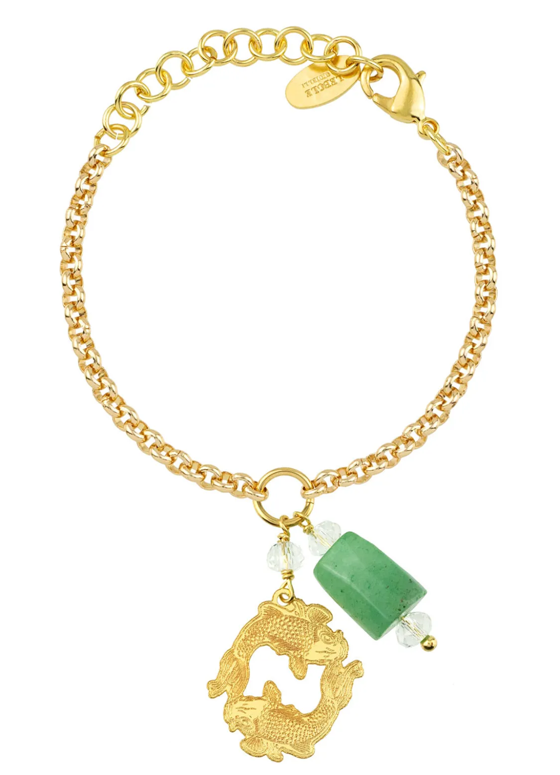 Bracciale Carpe Verde Giada