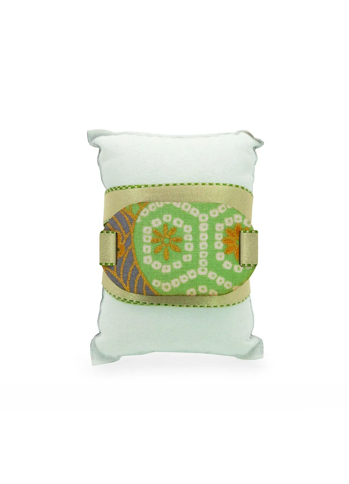 Bracciale Tessuto Kimono Verde Chiaro