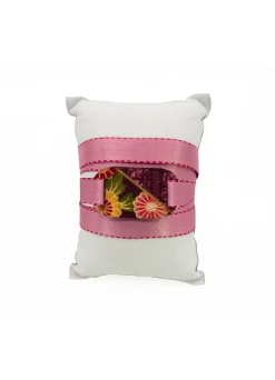 Bracciale Tessuto Kimono Piccolo Rosa