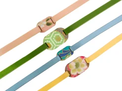 Bracciale Tessuto Kimono Piccolo Rosa