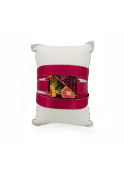 Bracciale Tessuto Kimono Piccolo Fucsia