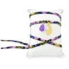 Bracciale/collana Tessuto Fiori Koi Lilla