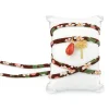 Bracciale/collana Tessuto Fiori Palma Rosa Sfumato