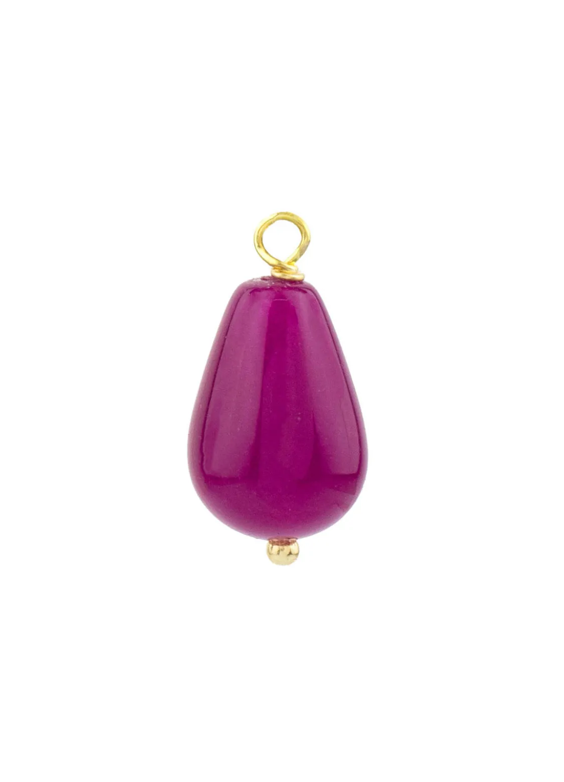 Charm Goccia Piccola Fucsia