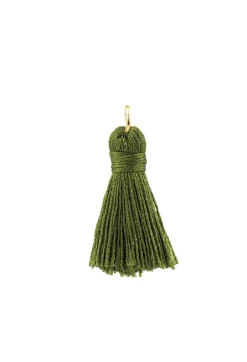 Charm Nappa Piccola Verde Oliva