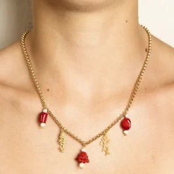 Collana Amore Elementi Rubino