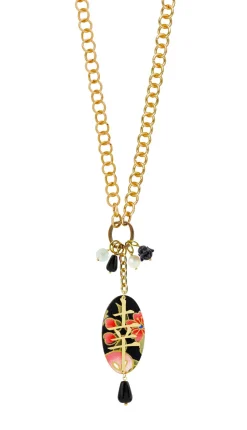 Collana Doppia Fortuna Nero