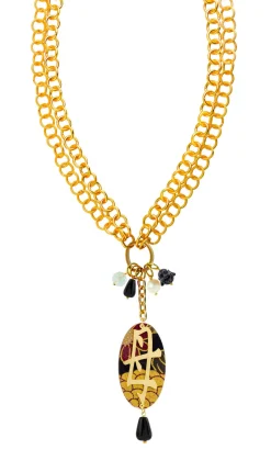 Collana Doppia Mamma Nero