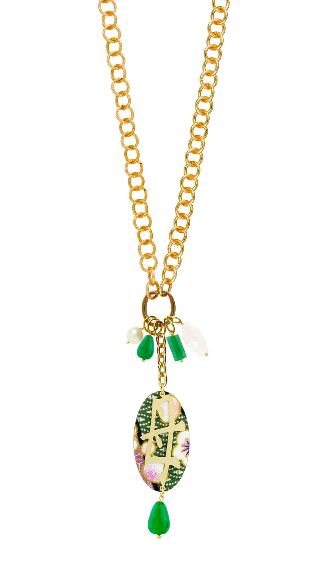 Collana Doppia Mamma Verde