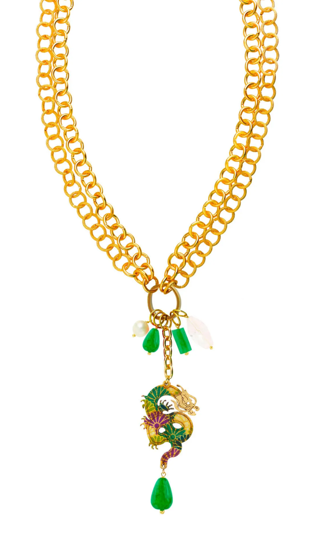 Collana Doppia Mito Verde