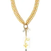 Collana Doppia Viso Plexi Trasparente