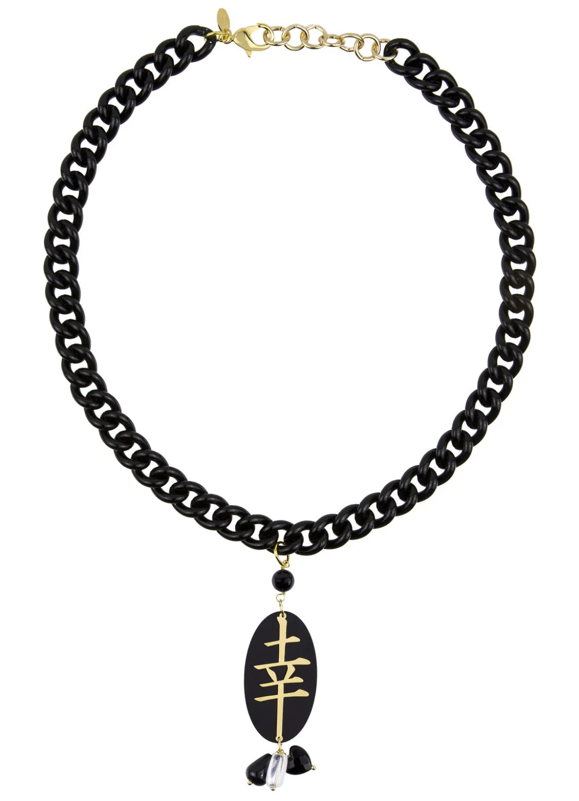 Collana Fortuna Plexi Nero