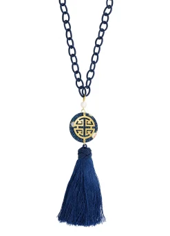 Collana Fu Nappa Blu