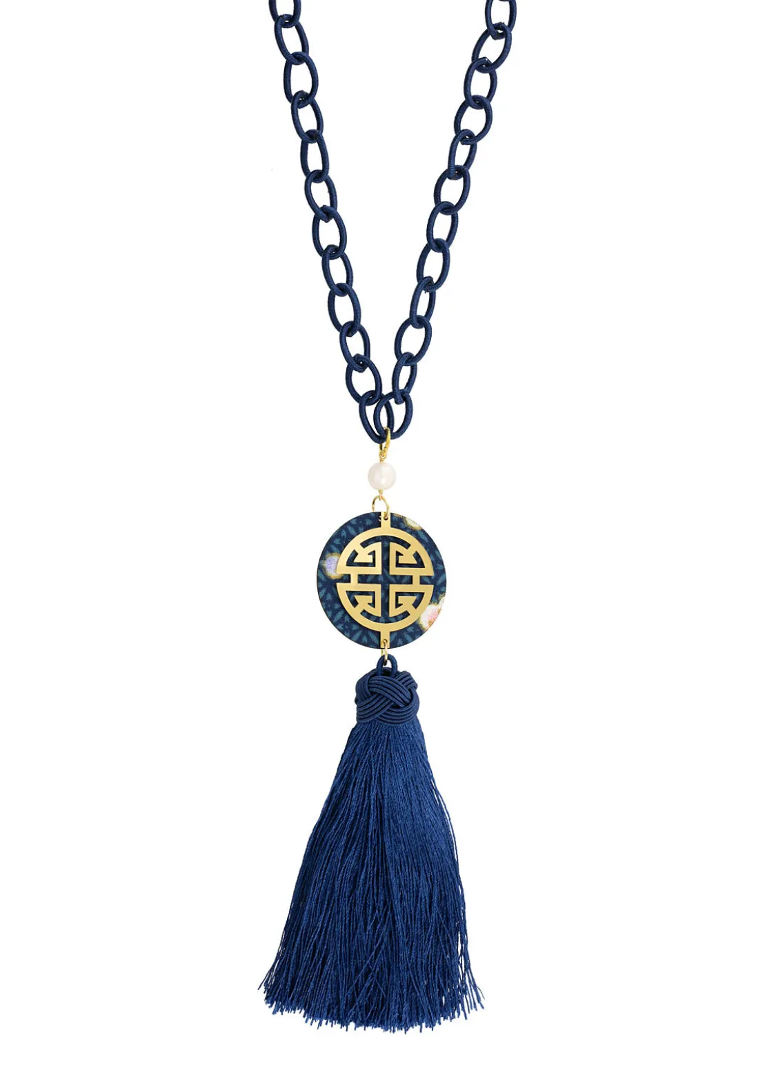 Collana Fu Nappa Blu