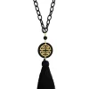 Collana Fu Plexi Nappa Nero