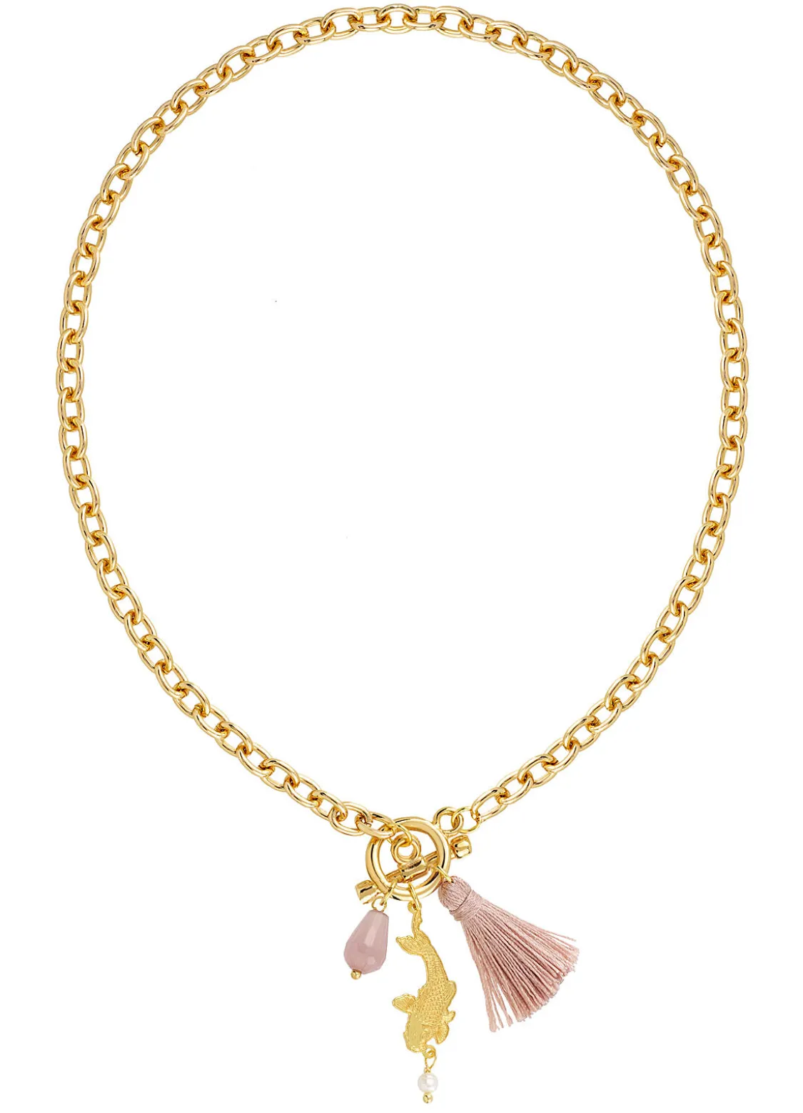 Collana Girocollo Koi Rosa