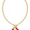 Collana Girocollo Koi Rubino