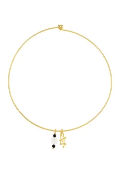 Collana Girocollo Rigida Mamma Trasparente