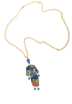 Collana Kimono Blu