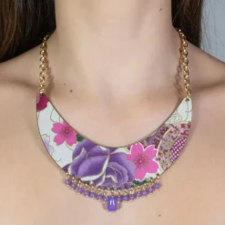 Collana Kimono Lilla