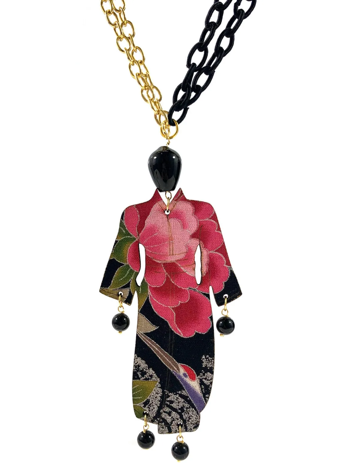 Collana Kimono Maxi Nero