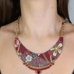 Collana Kimono Rubino