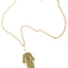 Collana Kimono Seta Oro Perla