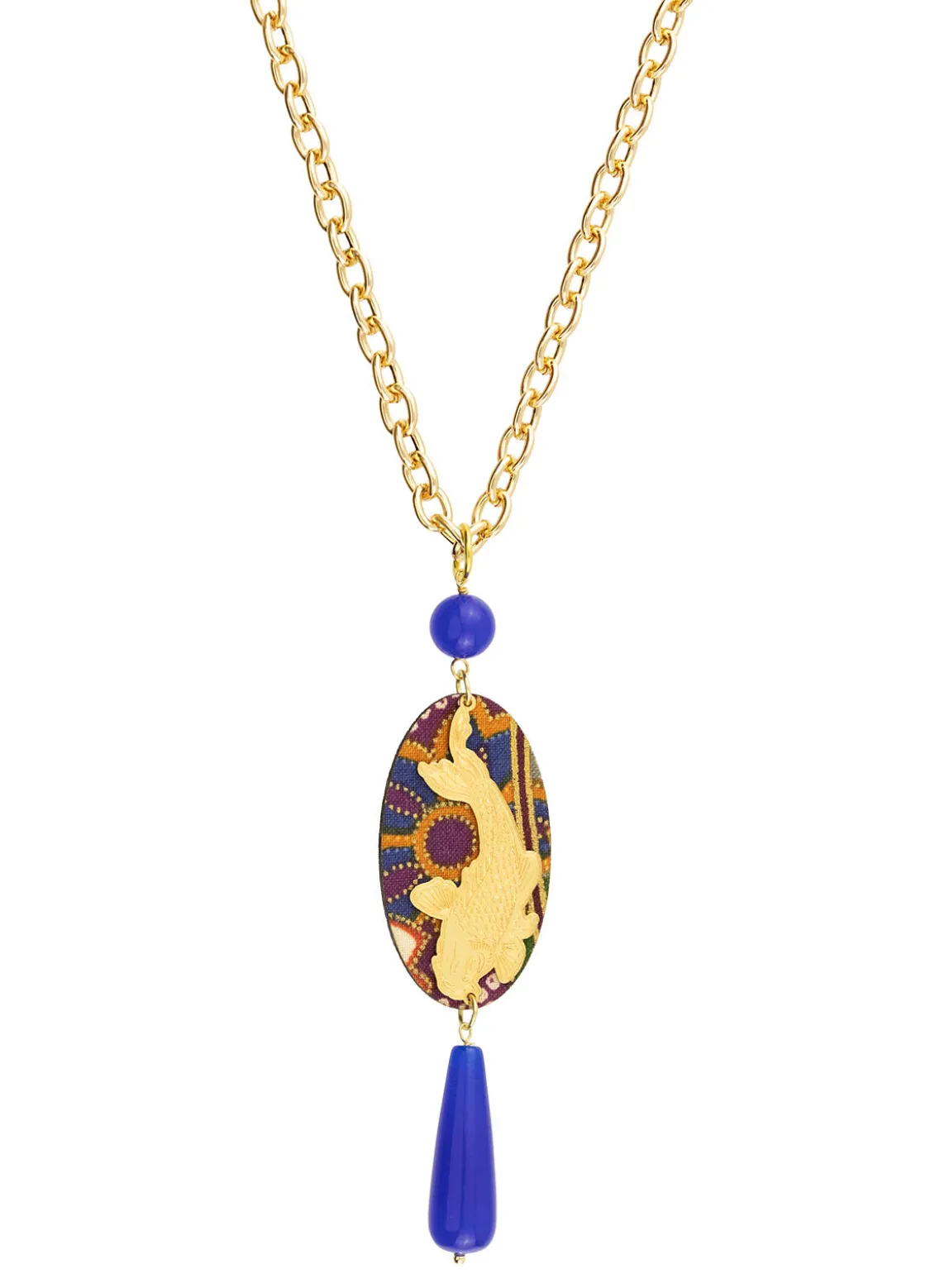 Collana Koi Blu