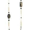 Collana Lebolina Amicizia Plexi Nero