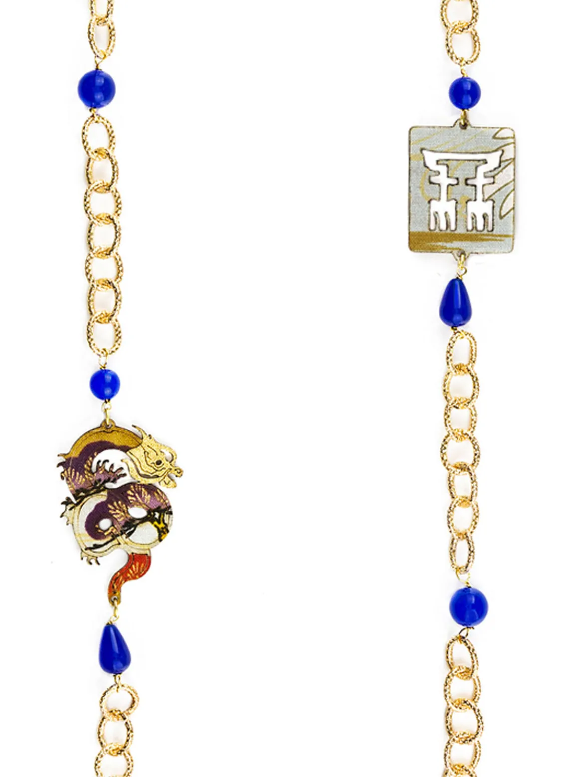 Collana Lebolina Drago Blu