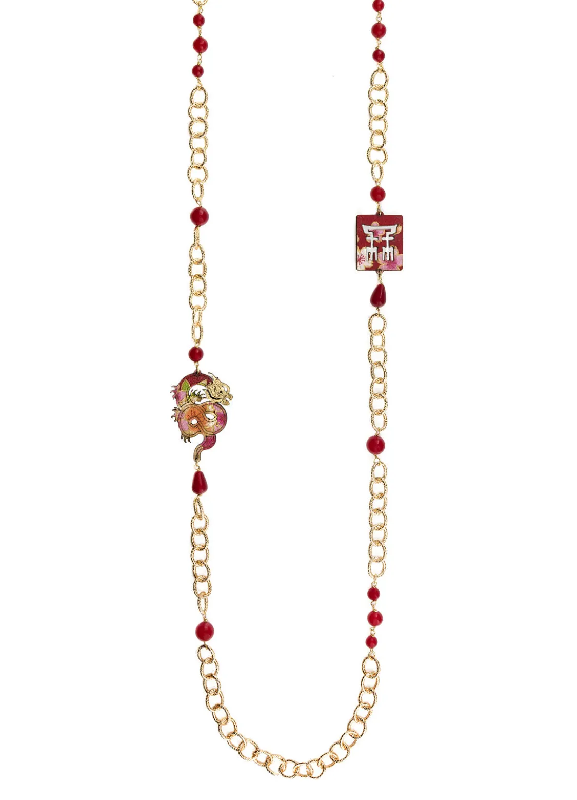 Collana Lebolina Drago Rubino