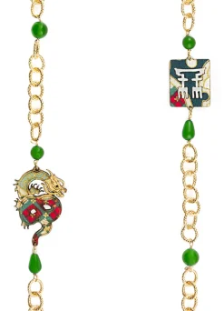 Collana Lebolina Drago Verde