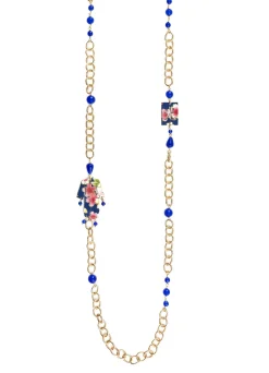 Collana Lebolina Kimono Blu