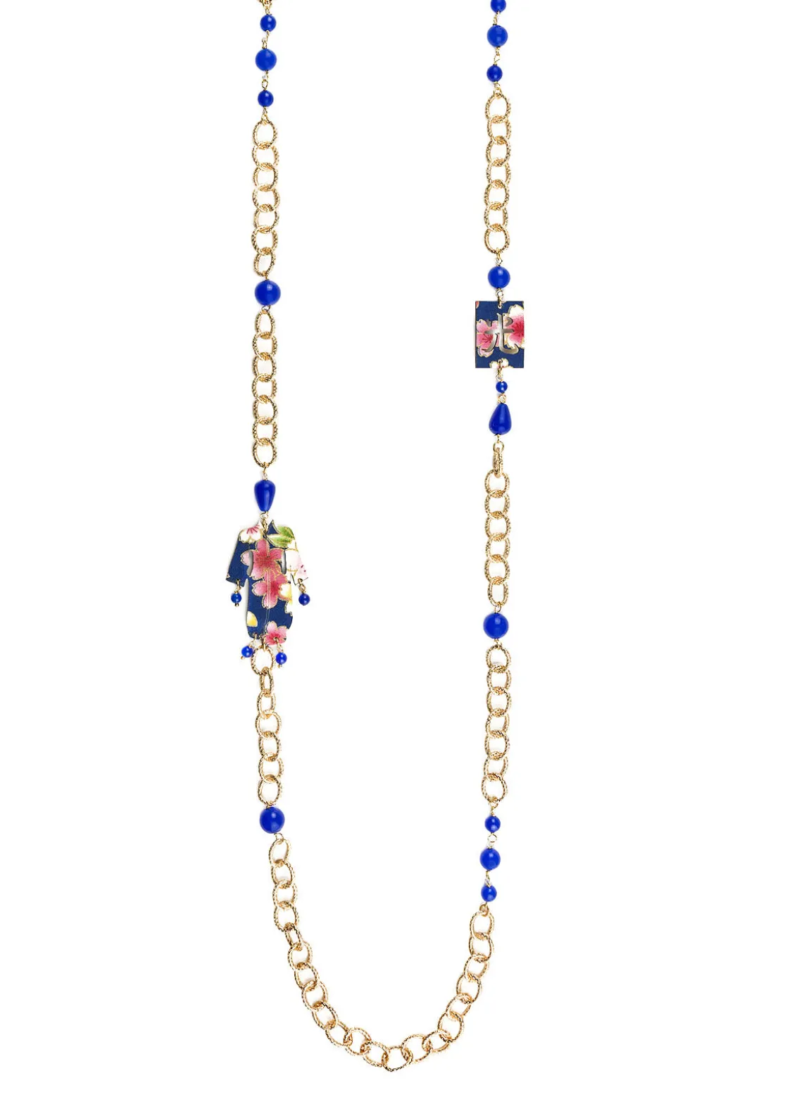 Collana Lebolina Kimono Blu