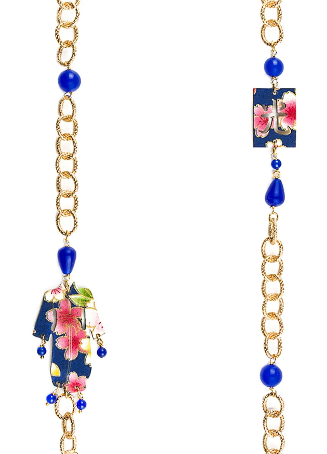 Collana Lebolina Kimono Blu