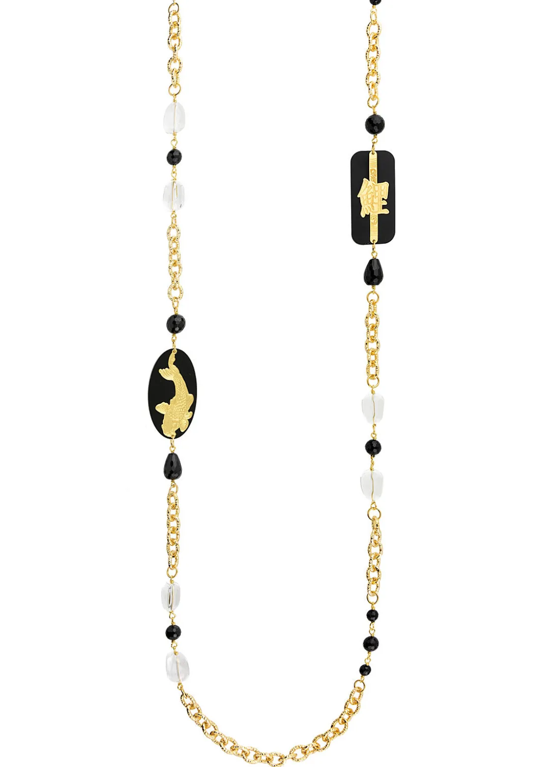 Collana Lebolina Koi Plexi Nero