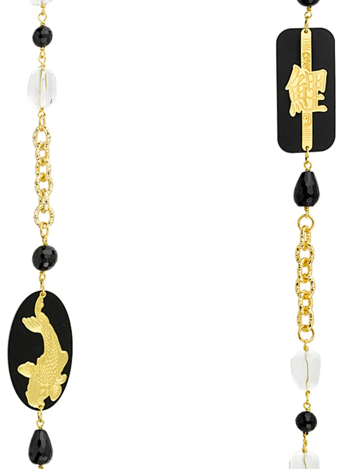 Collana Lebolina Koi Plexi Nero