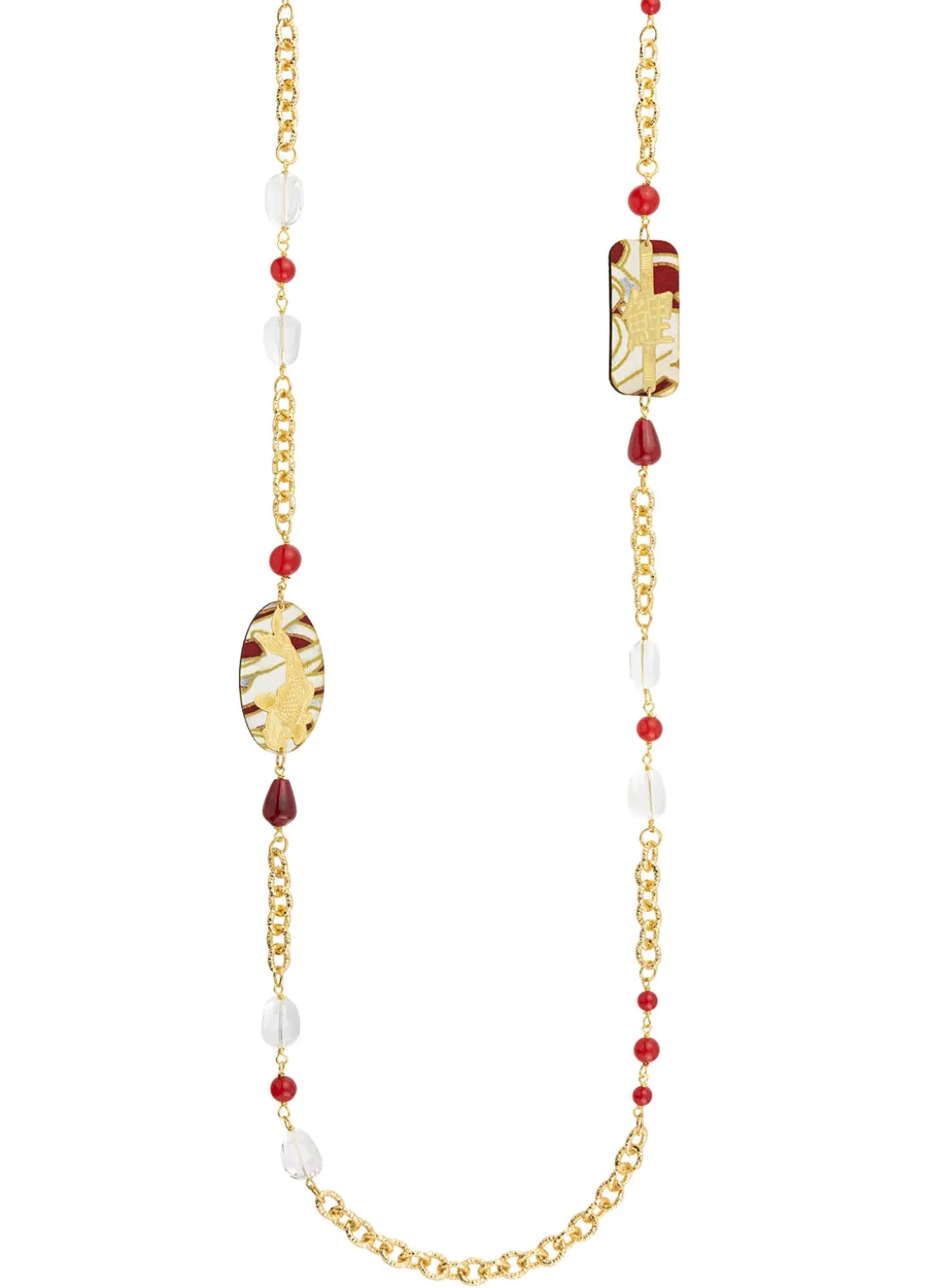 Collana Lebolina Koi Rubino