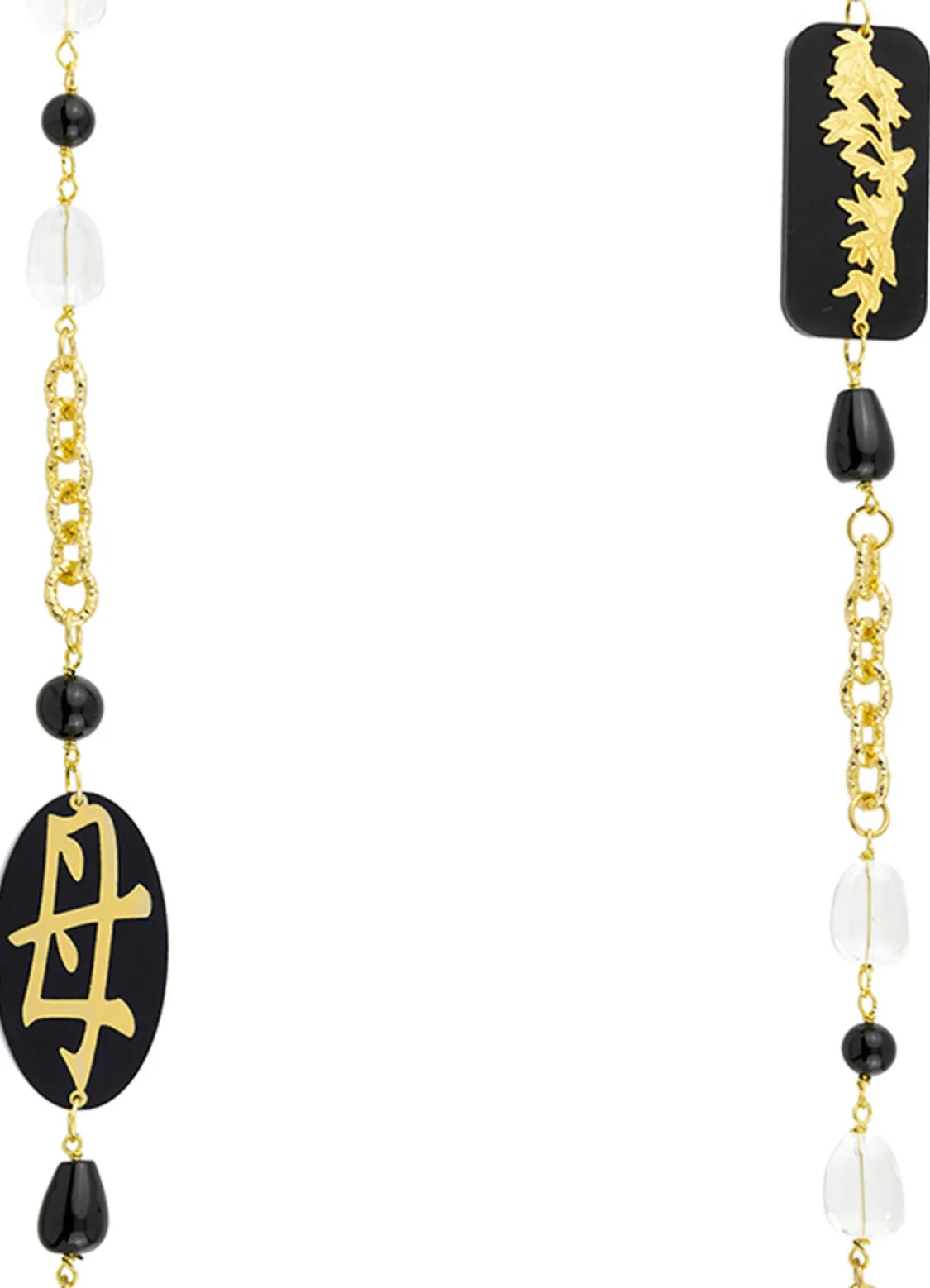 Collana Lebolina Mamma Plexi Nero