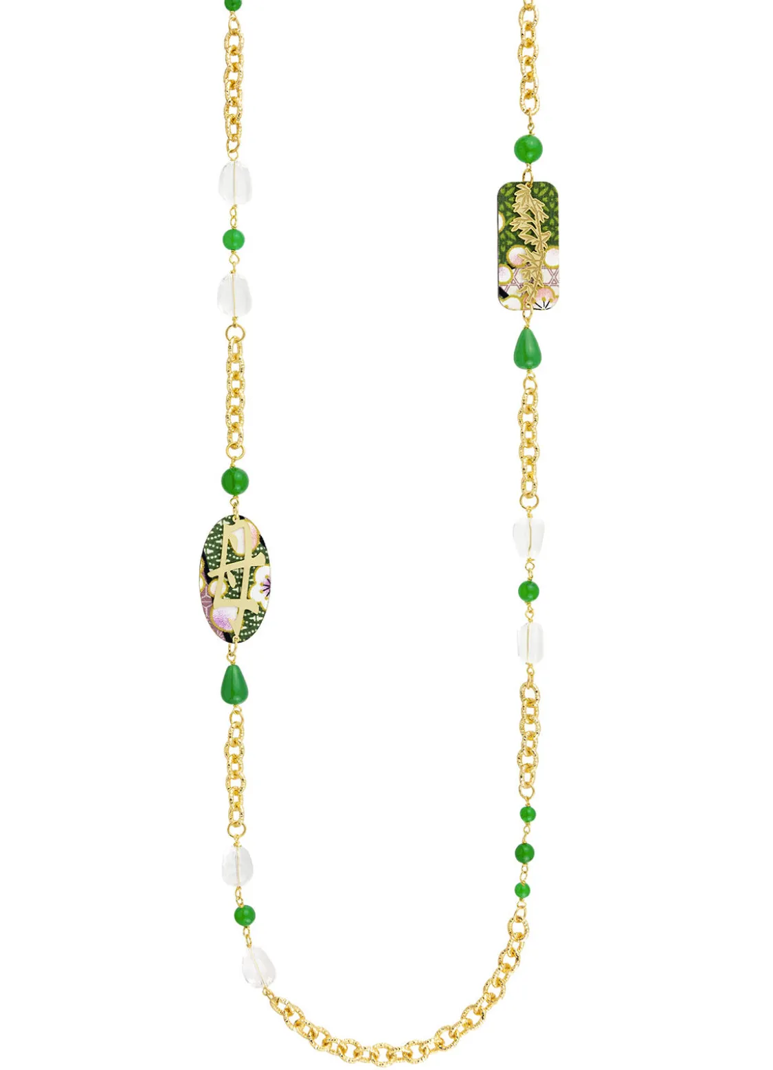 Collana Lebolina Mamma Verde