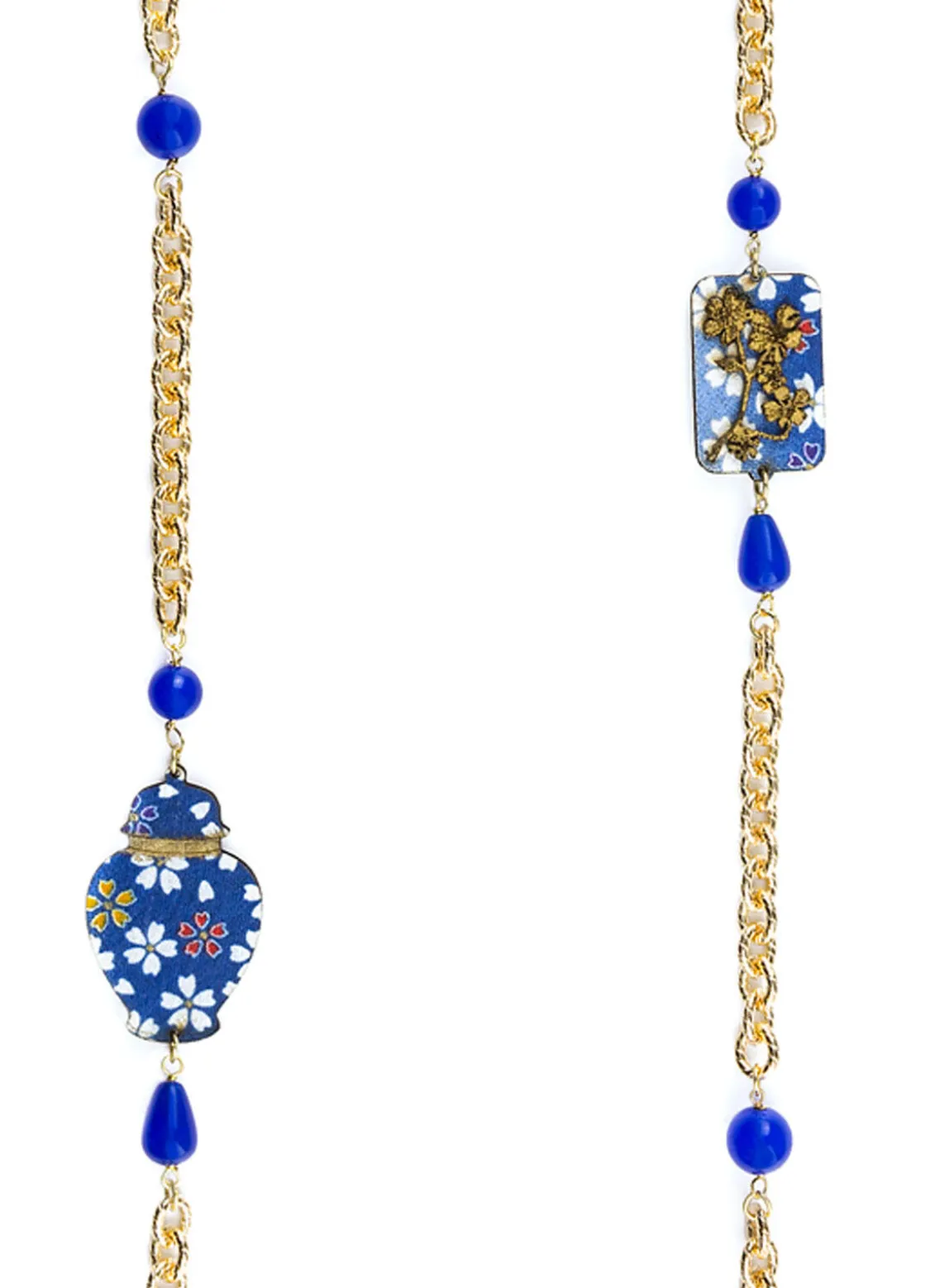 Collana Lebolina Vaso Blu