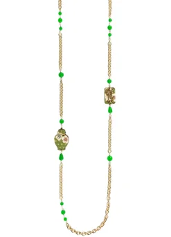Collana Lebolina Vaso Verde