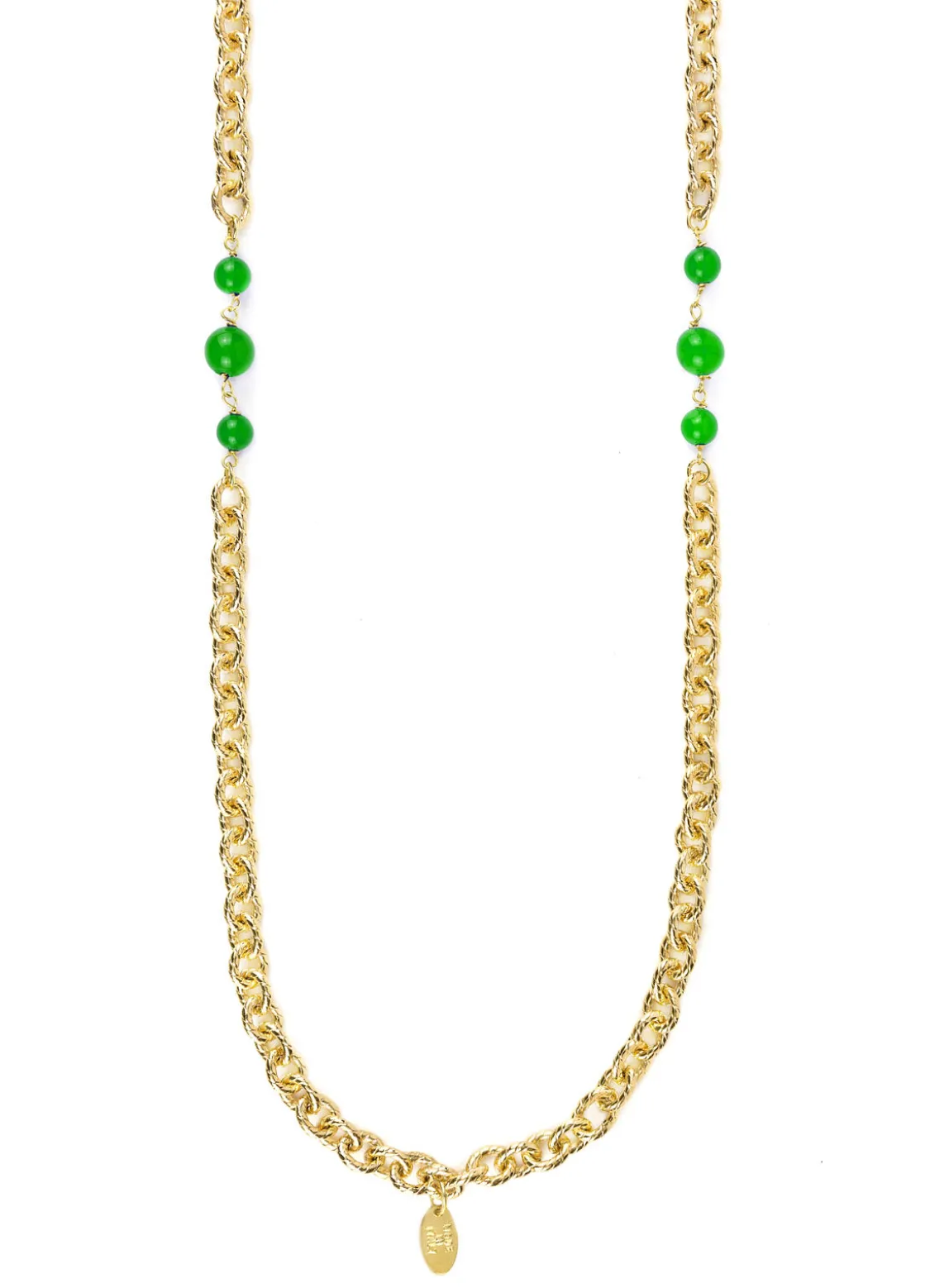 Collana Lebolina Ventaglio Verde