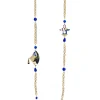 Collana Lebolina Ventaglio Blu