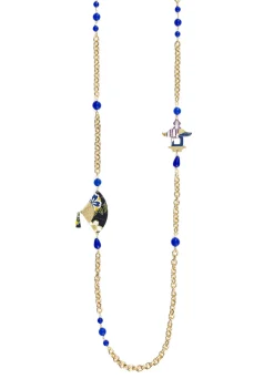 Collana Lebolina Ventaglio Blu