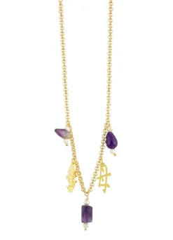 Collana Mamma Elementi Viola