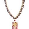 Collana Palma Fiore Rubino