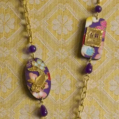 Collana Solo Io Carpa Koi Viola