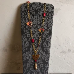 Collana Solo Io Fiore Di Loto Nero