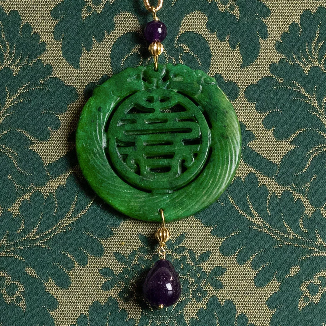 Collana Solo Io Fiore Verde